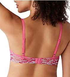 Embrace Lace Underwire Bra Hot Pink/Multi 32C