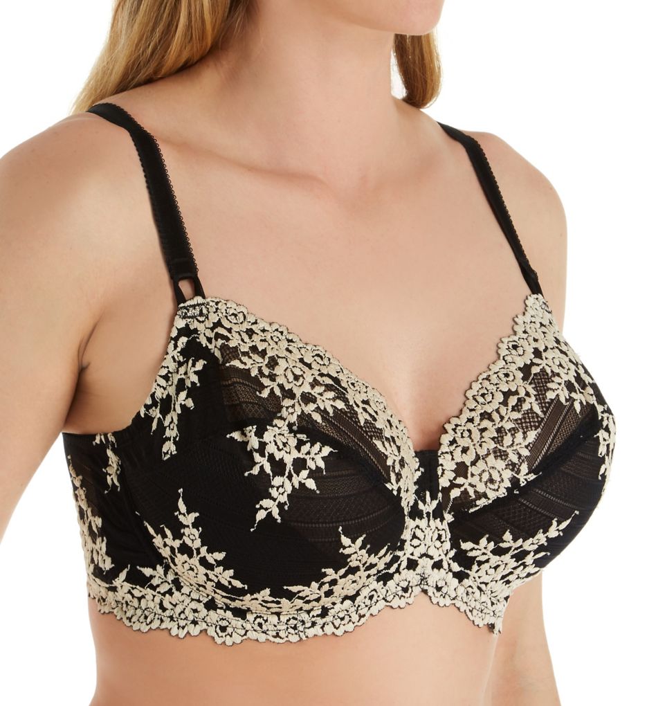 Wacoal Embrace Lace Underwire Bra 65191, Up To Ddd Cup In Blackberry Multi