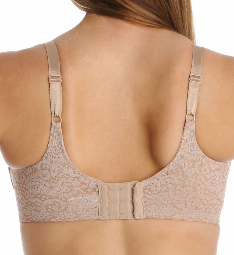 Womens Plus Size Bras Full Coverage Lace Underwire Unlined Bra Up To J  Taupe 36C