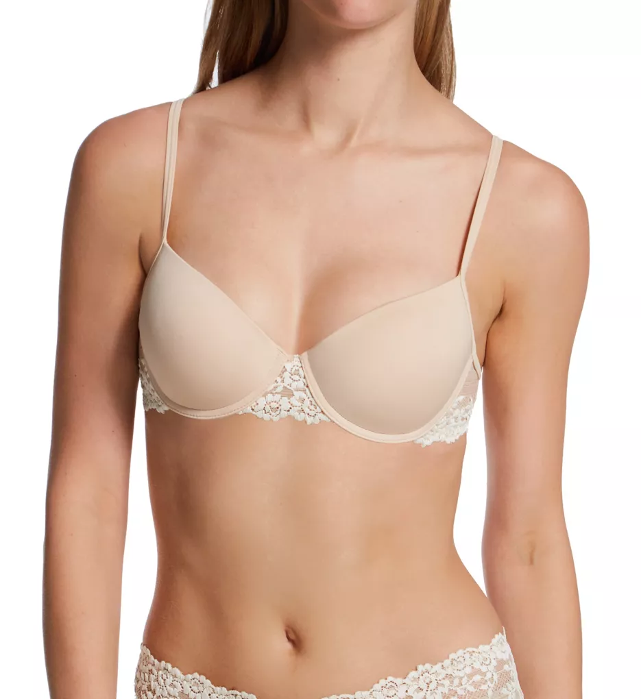 Embrace Lace Petite Push-up Underwire Bra Sand 32AA