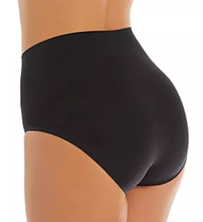 Smooth Series Shaping Hi Cut Brief Black M