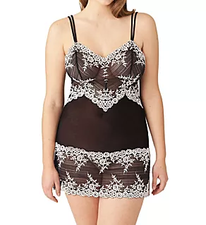 Embrace Lace Chemise Black S