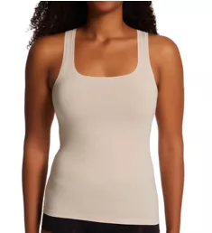 Understated Cotton Tank Sand S