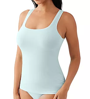 Understated Cotton Tank Pastel Blue 2X