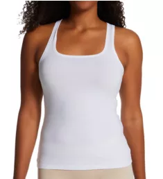 Understated Cotton Tank White S