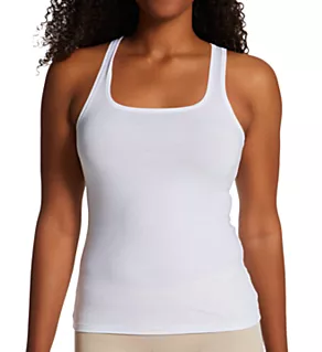 Understated Cotton Tank White S