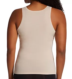Understated Cotton Tank Sand S