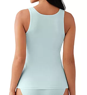 Understated Cotton Tank Pastel Blue 2X