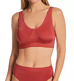 B-Smooth Wireless Bra with Removable Pads Garnet Rose 34