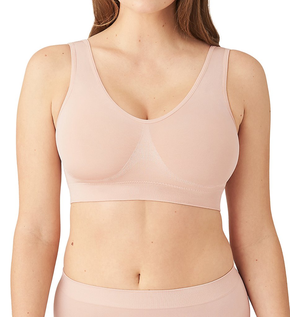 Wacoal 835275 B-Smooth Wireless Bra with Removable Pads (Rose Dust)