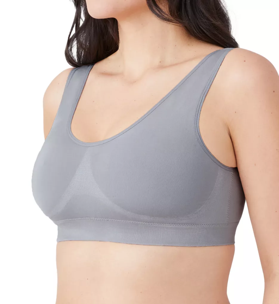 B-Smooth Wireless Bra with Removable Pads Silver Sconce 38