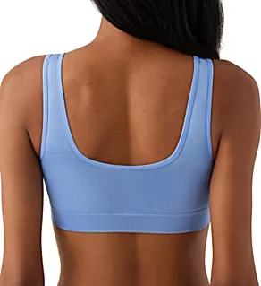 B-Smooth Wireless Bra with Removable Pads Blue Hydrangea 34