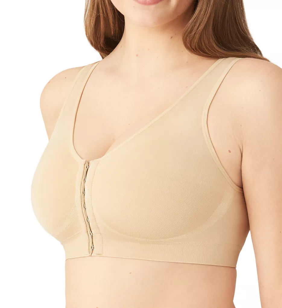 B Smooth Front Close Bralette Sand 32