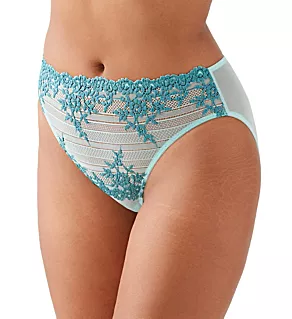 Embrace Lace Hi Cut Brief Panty Eggshell Blue/Brittany M