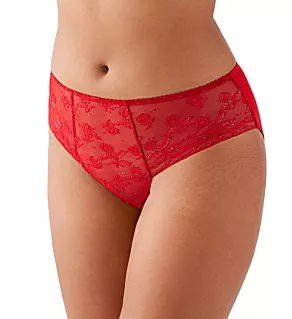 Lifted in Luxury Hipster Panty Equestrian Red S