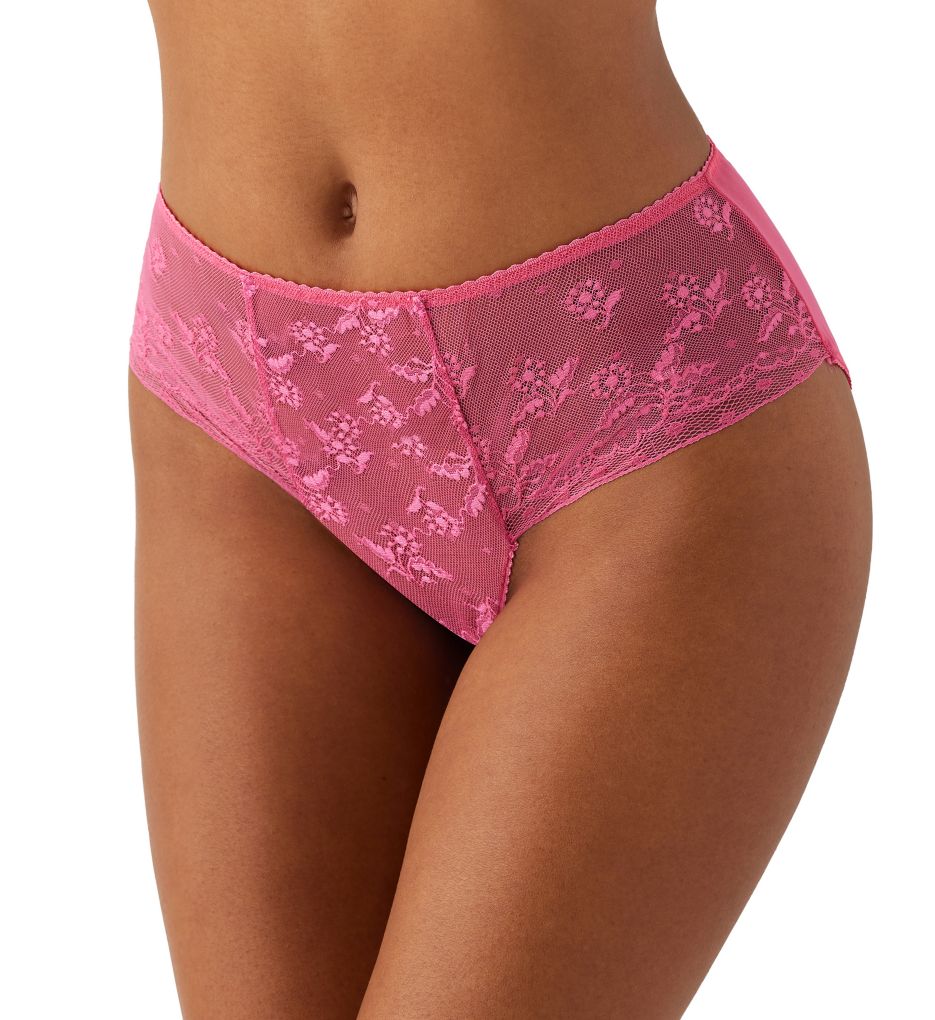 Wacoal Women's Lifted in Luxury Hipster Panty in Hot Pink | Size Small | HerRoom.com