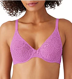 Halo Lace Molded Underwire Bra with J-Hook First Bloom 34B