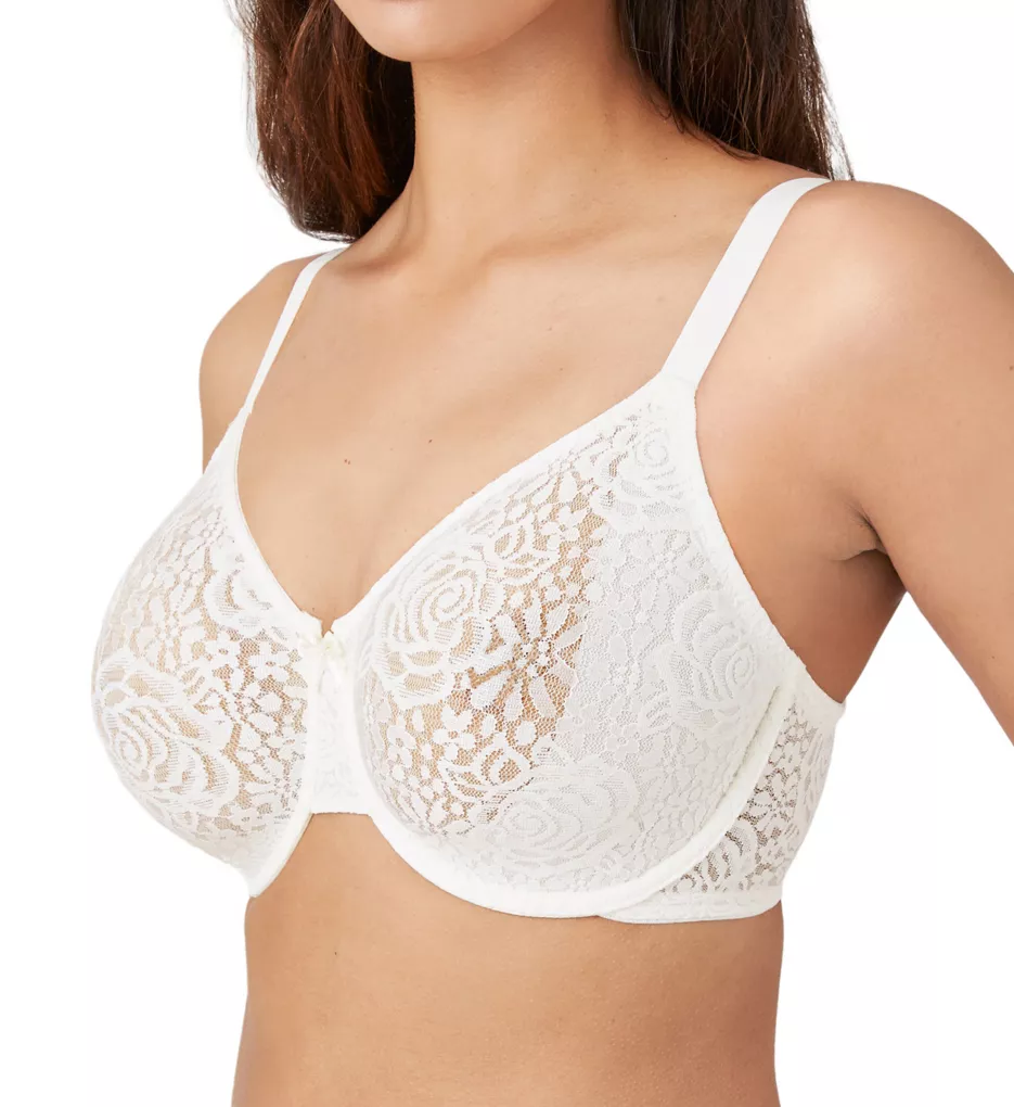 Wacoal Halo Lace Molded Underwire Bra with J-Hook 851205 - Image 7