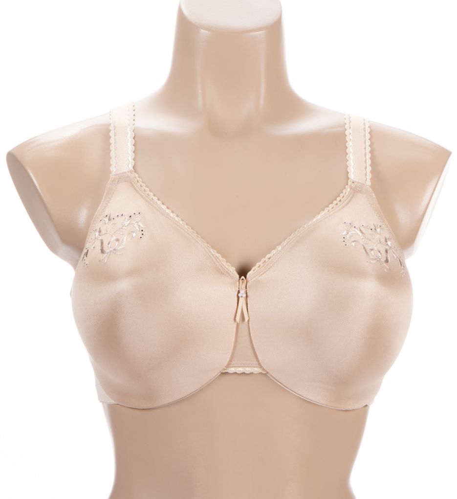 Wacoal Women's Slimline Seamless Minimizer Bra,Naturally Nude,32DD