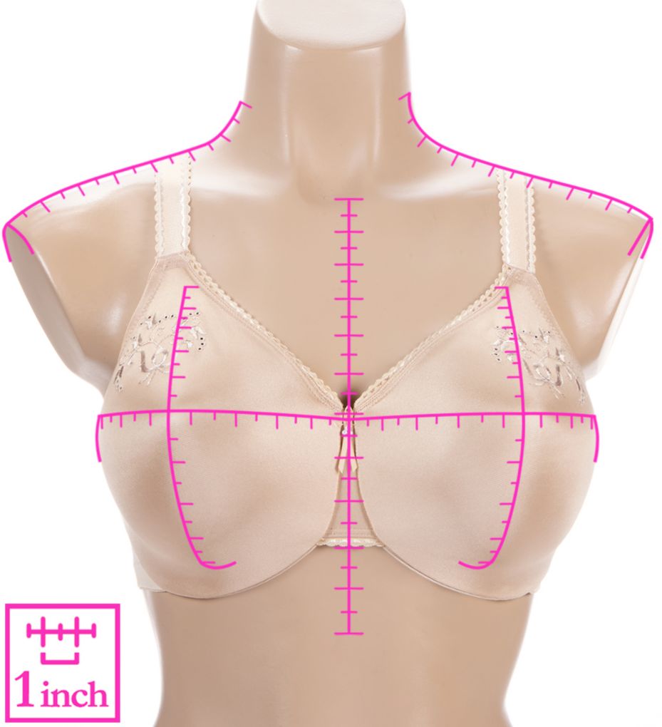 Wacoal Slimline Seamless Underwire Minimizer Bra 85154 - Image 3