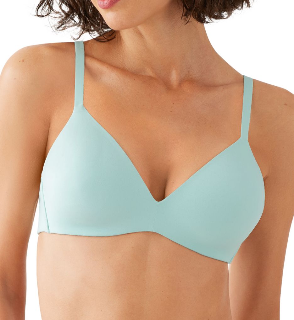 Wacoal Women's How Perfect Wireless T-Shirt Bra in Eggshell Blue | Maternity | Size 34C | HerRoom.com