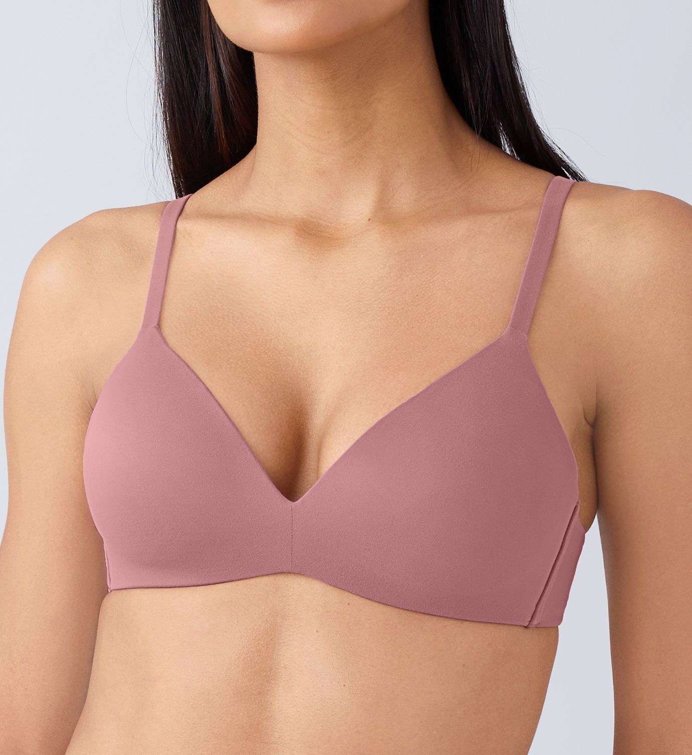 Wacoal Women's How Perfect Wireless T-Shirt Bra in Rose Brown | Size: 36DD | HerRoom.com