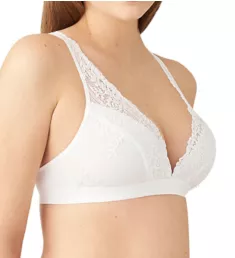 Embrace Lace Wire Free Bra delwht 38