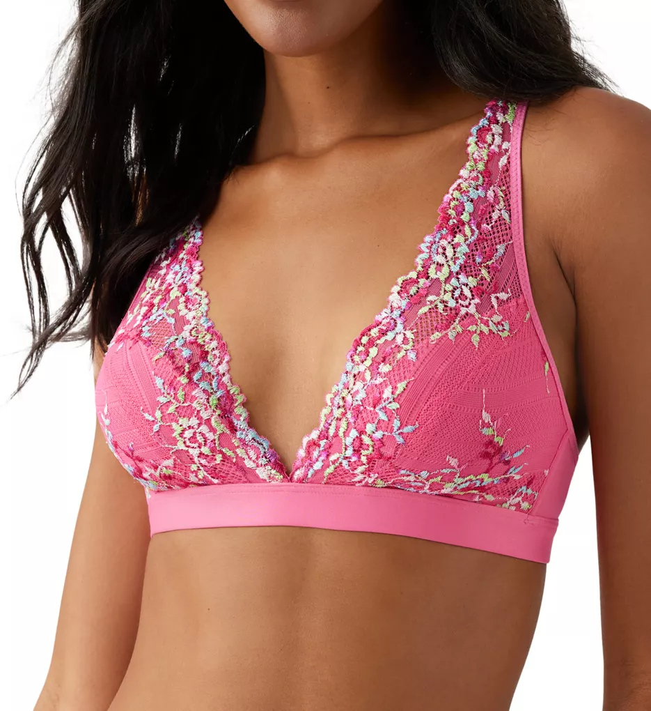 Embrace Lace Wire Free Bra Hot Pink/Multi 32