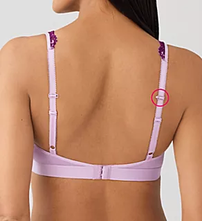 Embrace Lace Wire Free Bra Lavender Sage/Purple 32