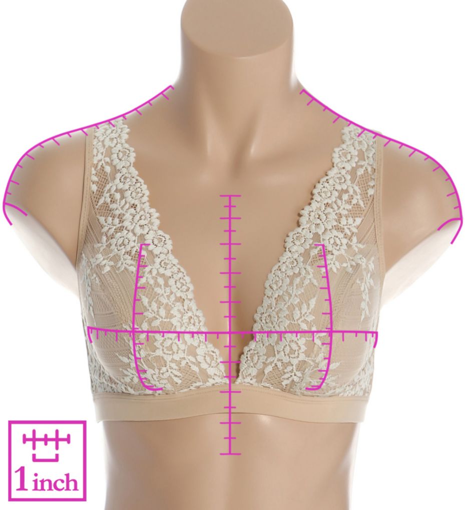 Wacoal Embrace Lace Soft Cup Wire-free Bra - Delicious White - Curvy