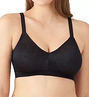 Back Appeal Wireless Bra Black 34D