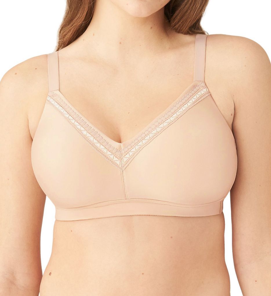 Wacoal, Intimates & Sleepwear, Wacoal How Perfect Full Figure Wirefree Bra  38dd Sand 852389