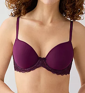 La Femme Underwire T-Shirt Bra Winter Bloom 32DD
