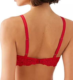 Embrace Lace T-Shirt Bra Equestrian Red 38DDD