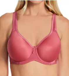 Basic Beauty Underwire Spacer T-shirt Bra Rose Wine 40D