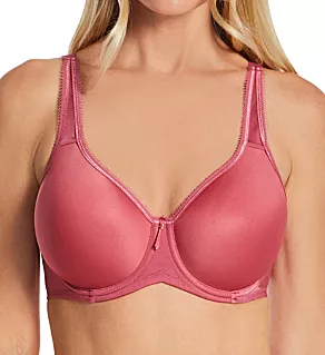 Basic Beauty Underwire Spacer T-shirt Bra Rose Wine 42DD