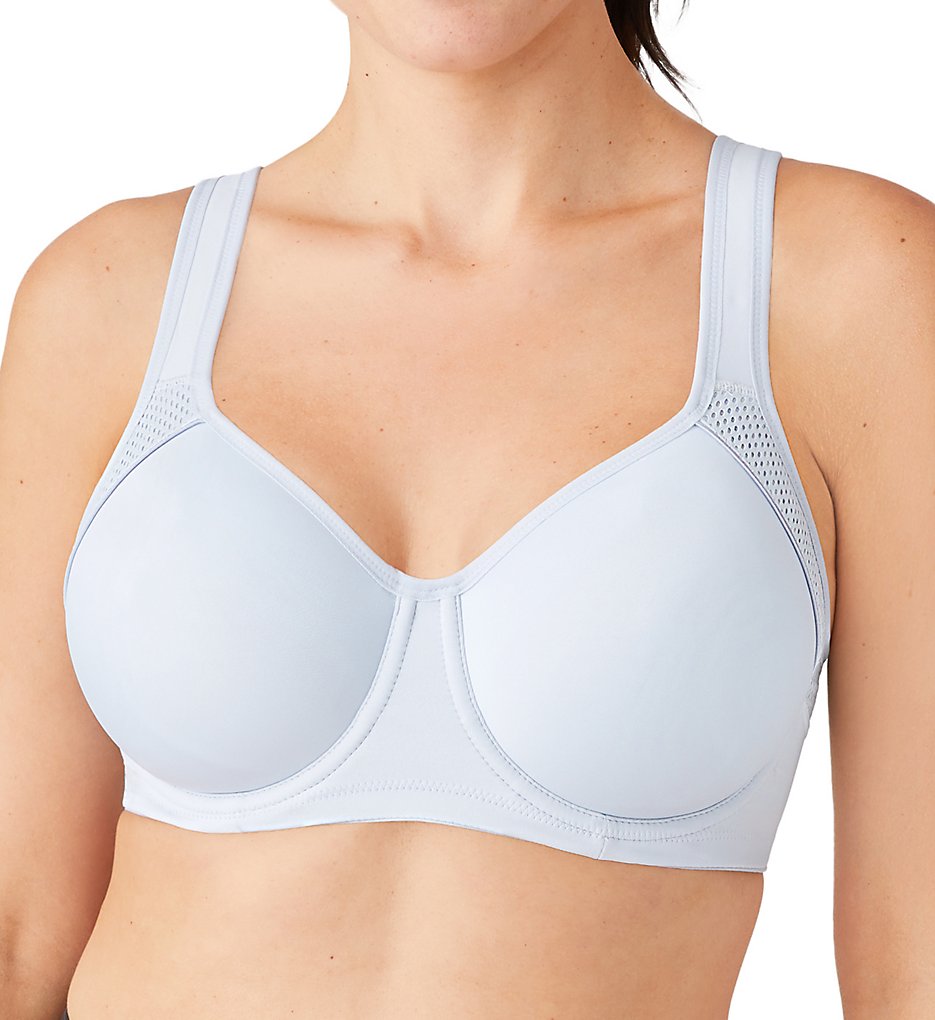 Wacoal >> Wacoal 853302 Lindsey Contour Spacer Underwire Sports Bra (Arctic Ice 40DDD)