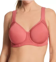 Lindsey Contour Spacer Underwire Sports Bra Baroque Rose 34C