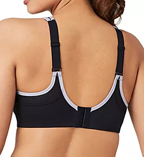 Lindsey Contour Spacer Underwire Sports Bra Black/Lilac Gray 34C
