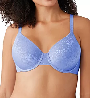 Back Appeal T-Shirt Underwire Bra Blue Hydrangea 34G