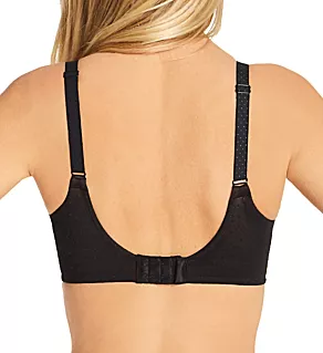 Back Appeal T-Shirt Underwire Bra Black 32DD