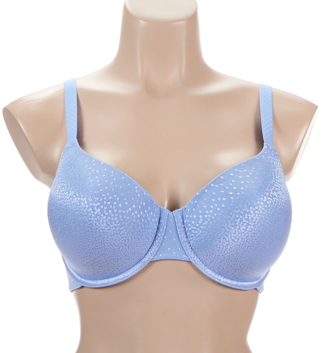 Wacoal Back Appeal T-Shirt Underwire Bra Blue Hydrangea 32D  - Image 1