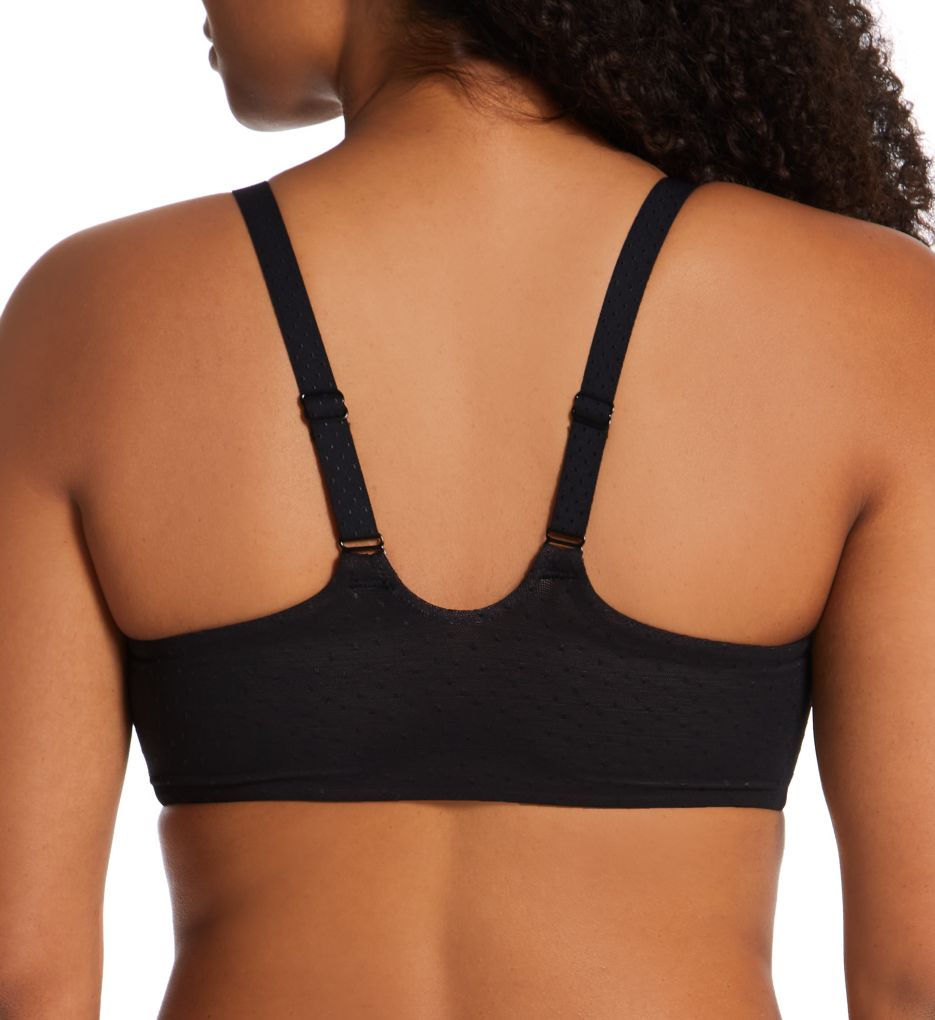 Wacoal 853403 Back Appeal Underwire Front Close Racerback Bra black NEW