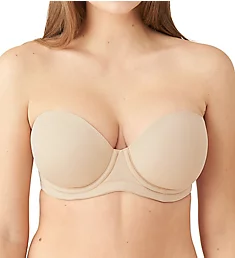 Red Carpet Strapless Full-Busted Underwire Bra Sand 32C