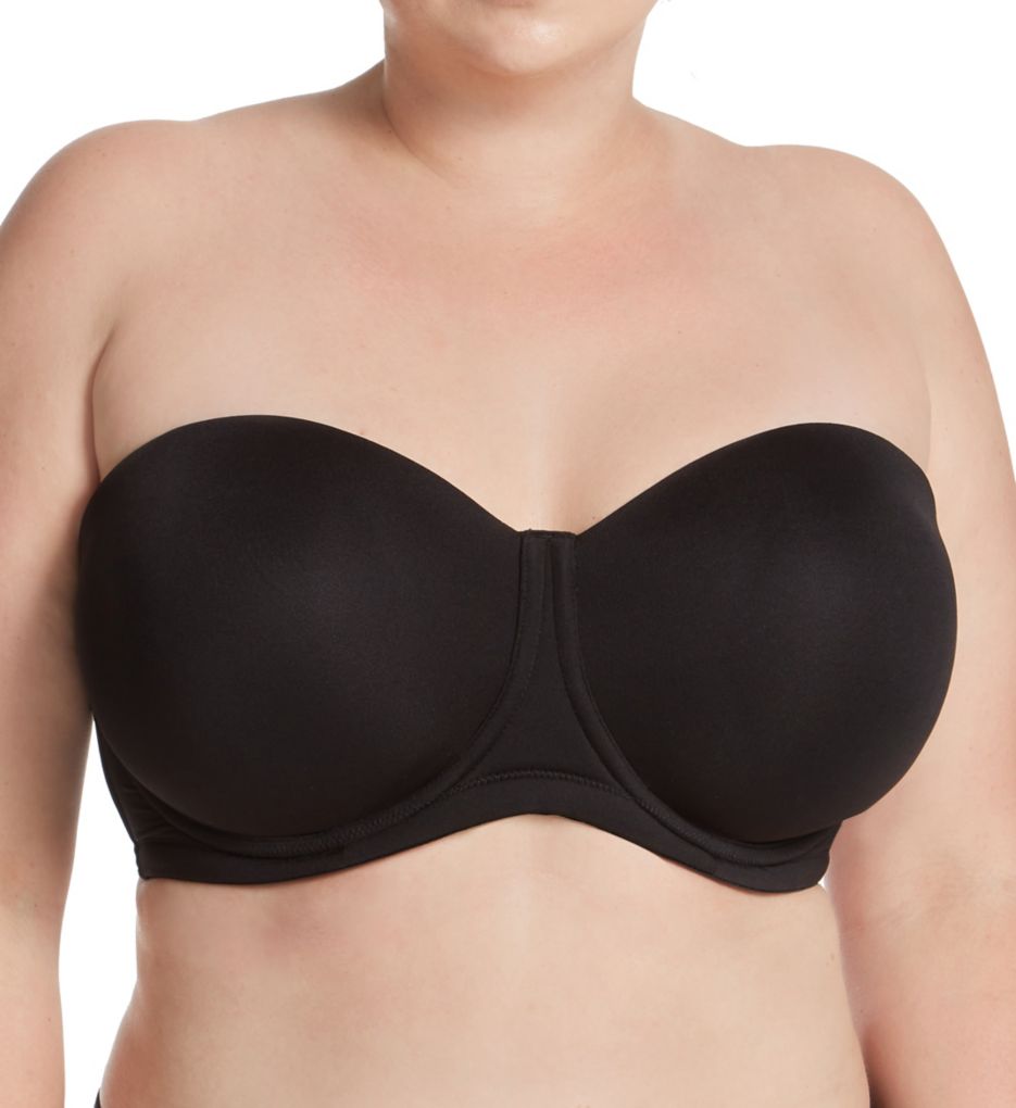 NEW WACOAL 854119 RED CARPET FULL BUSTED STRAPLESS BLACK BRA SIZE 34DDD –  ASA College: Florida