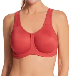 Simone Underwire Sports Bra Garnet Rose 34C