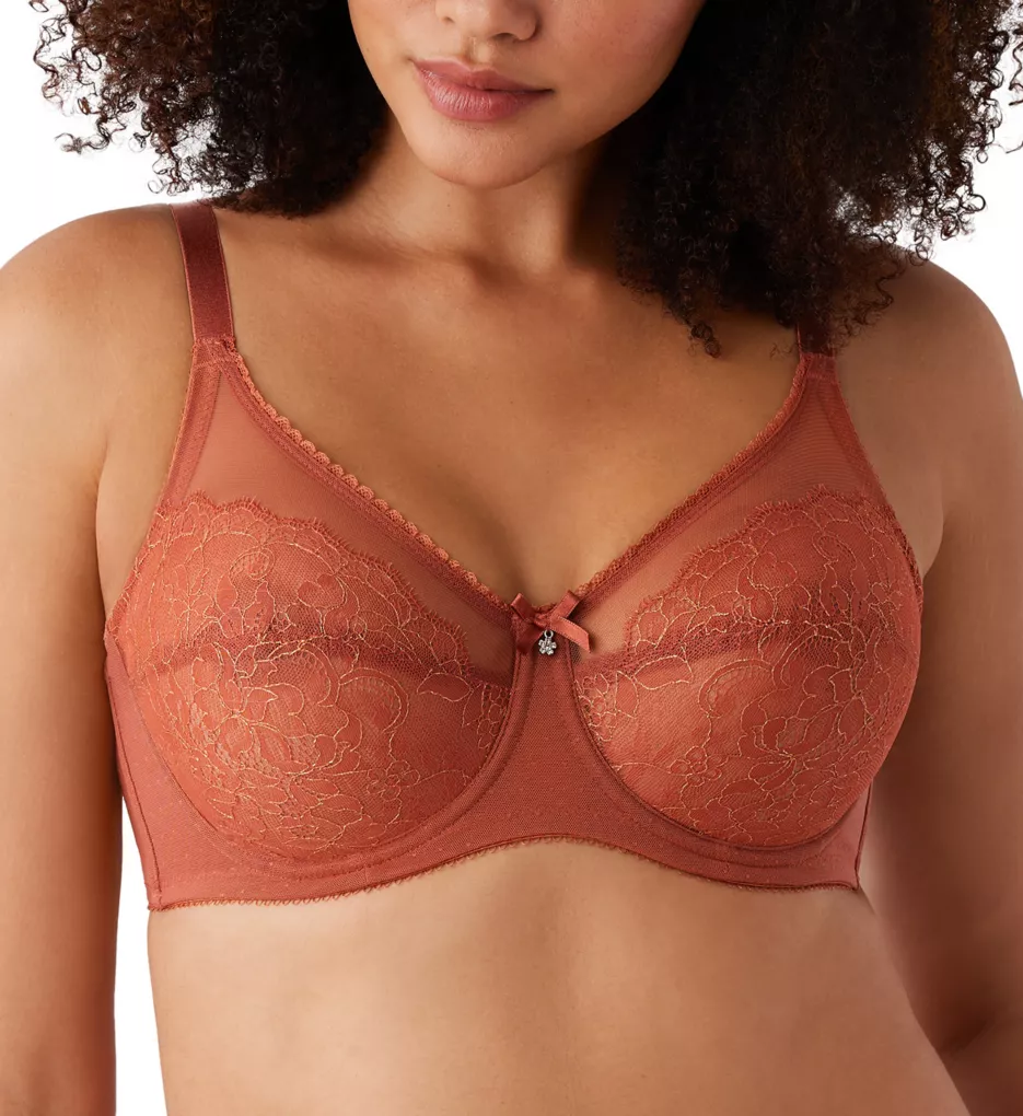 Retro Chic Full Figure Underwire Bra Chutney 34C