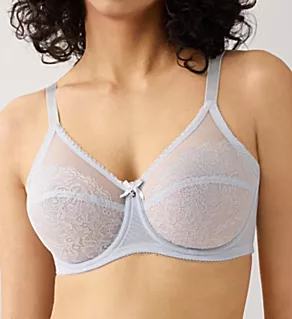 Retro Chic Full Figure Underwire Bra Micro Chip 34C