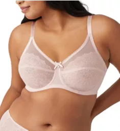 Retro Chic Full Figure Underwire Bra Rose Dust 38H