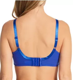 Retro Chic Full Figure Underwire Bra Radiant Blue 34D